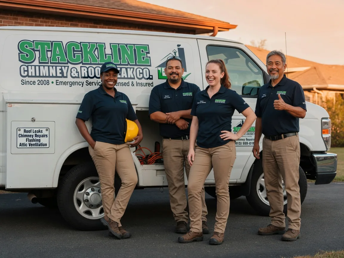 Chimney flashing repair company in Thompson, PA